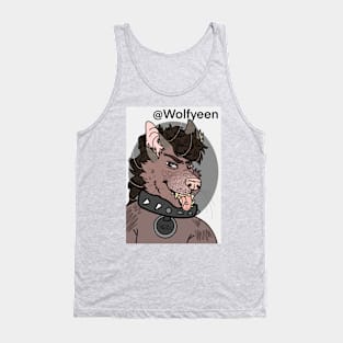 Brown dog Tank Top